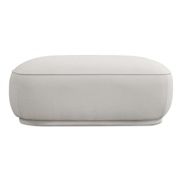Moe’s Home Collection Marion White Square Ottoman
