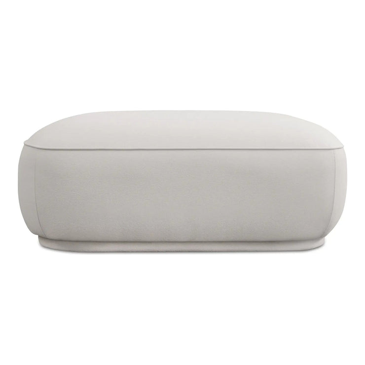Moe’s Home Collection Marion White Square Ottoman