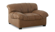 Moe's Home Collection Halston Tan Leather Lounge Chair