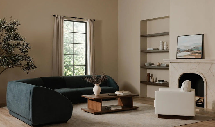 Moe's Home Collection Vernon White Accent Chair