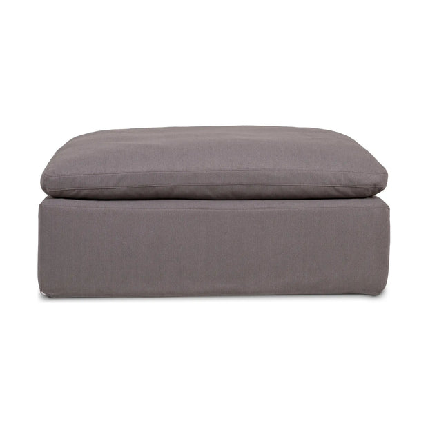 Moe’s Home Clay Light Grey Ottoman