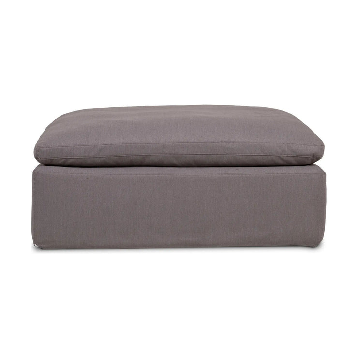 Moe’s Home Clay Light Grey Ottoman
