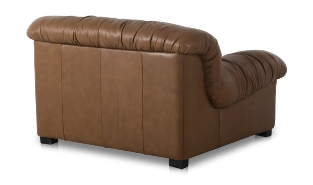 Moe's Home Collection Halston Tan Leather Lounge Chair