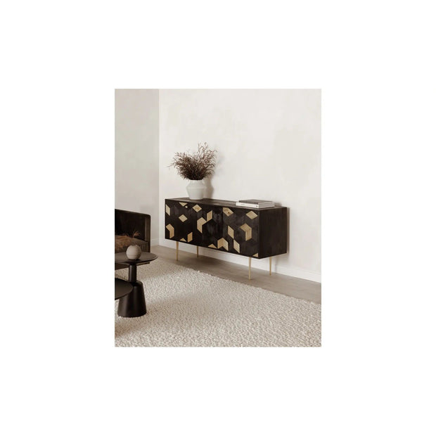 Moe's Home Collection Sapporo Black Sideboard