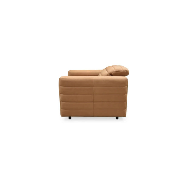 Moe's Home Collection Juno Tan Leather Power Recliner Chair