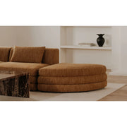 Moe’s Home Collection Lowtide Amber Glow Curved Ottoman
