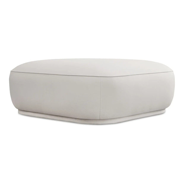 Moe’s Home Collection Marion White Square Ottoman