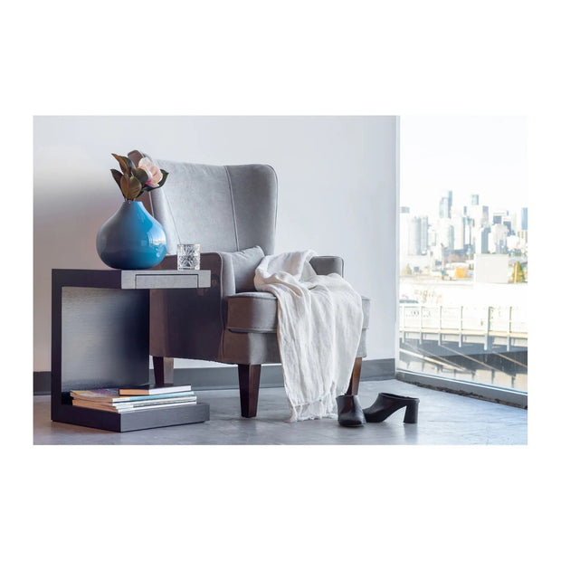 Moe's Home Collection Zio Black Oak Side Accent Table