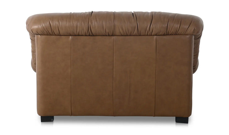 Moe's Home Collection Halston Tan Leather Lounge Chair
