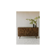 Moe's Home Collection Pablo Dark Brown 3 Door Sideboard