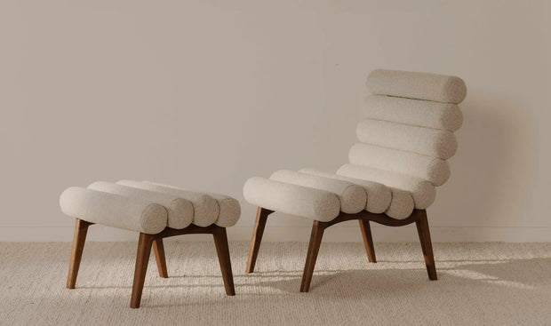 Moe's Home Collection Arlo Off White Accent Chair