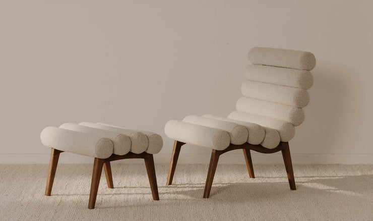 Moe's Home Collection Arlo Off White Accent Chair