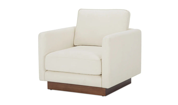 Moe's Home Collection Vernon White Accent Chair
