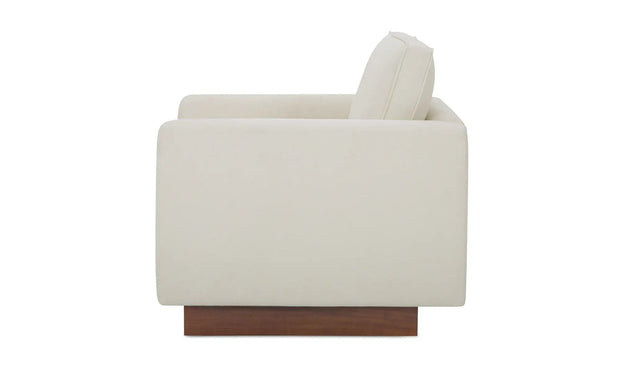 Moe's Home Collection Vernon White Accent Chair