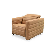 Moe's Home Collection Juno Tan Leather Power Recliner Chair