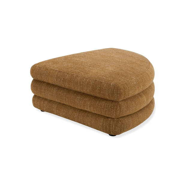 Moe’s Home Collection Lowtide Amber Glow Curved Ottoman