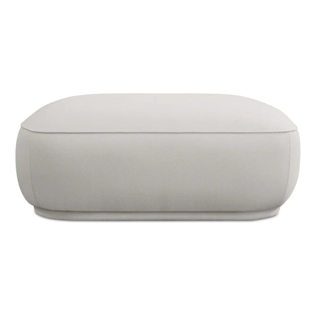 Moe’s Home Collection Marion White Square Ottoman