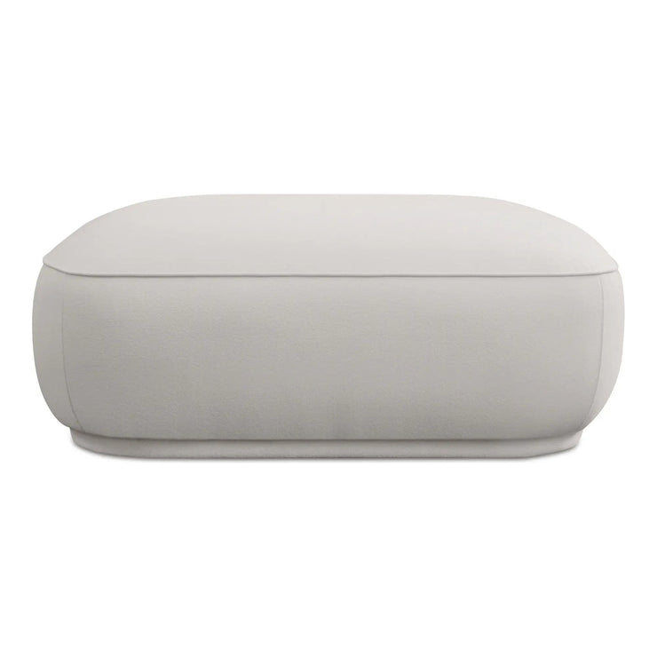 Moe’s Home Collection Marion White Square Ottoman