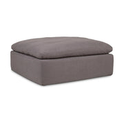 Moe’s Home Clay Light Grey Ottoman