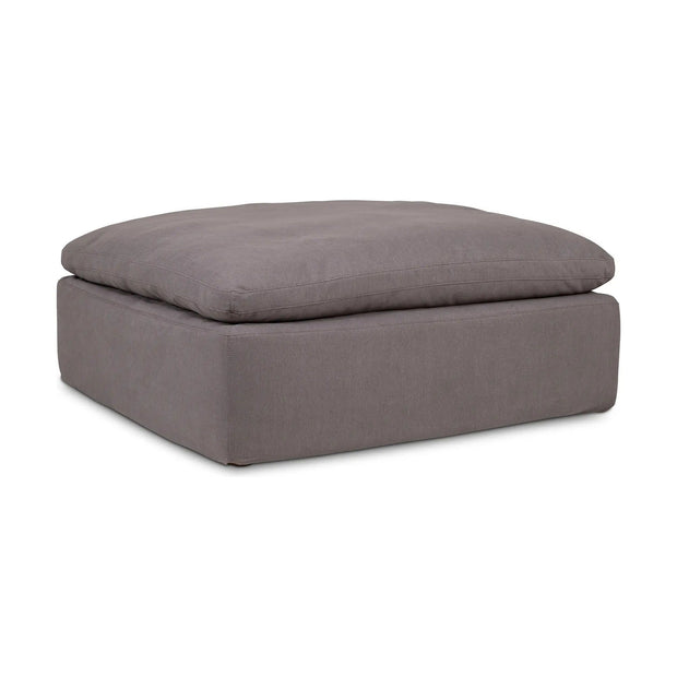 Moe’s Home Clay Light Grey Ottoman