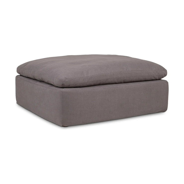 Moe’s Home Clay Light Grey Ottoman