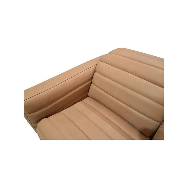 Moe's Home Collection Juno Tan Leather Power Recliner Chair