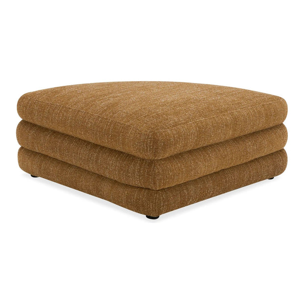 Moe’s Home Collection Lowtide Amber Glow Curved Ottoman