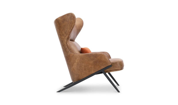 Moe's Home Collection Amos Leather Accent Chair