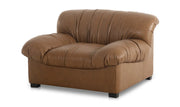 Moe's Home Collection Halston Tan Leather Lounge Chair