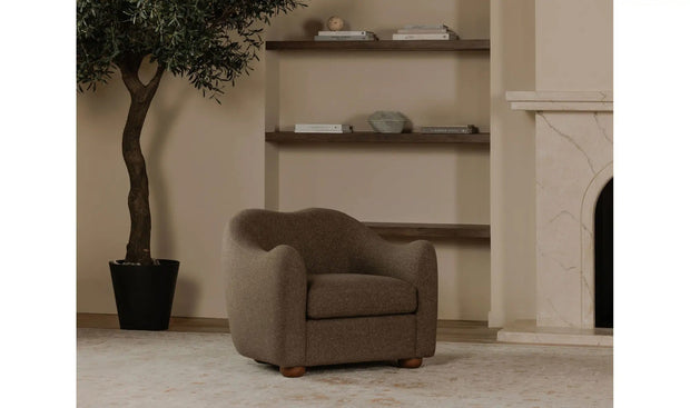 Moe's Home Collection Bria Warm Brown Accent Chair
