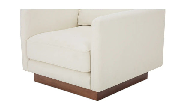 Moe's Home Collection Vernon White Accent Chair