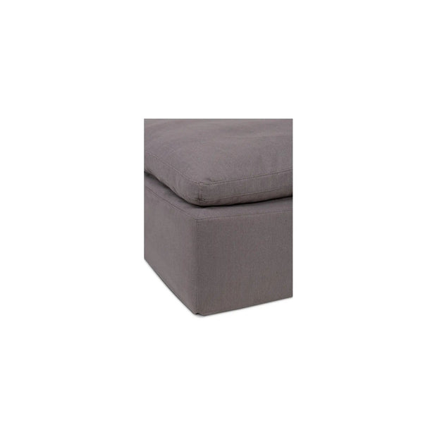 Moe’s Home Clay Light Grey Ottoman