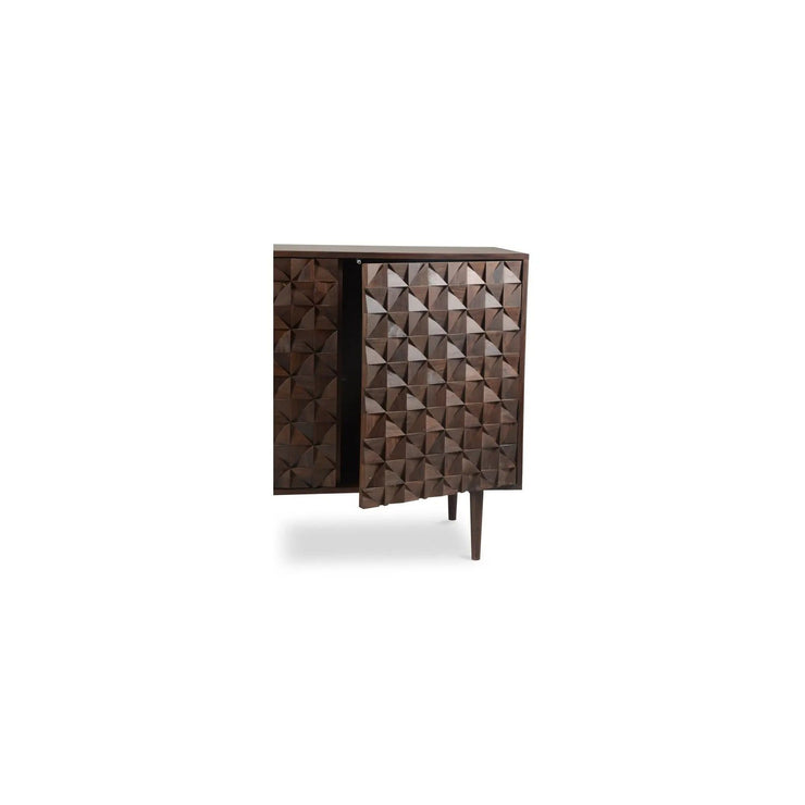 Moe's Home Collection Pablo Dark Brown 3 Door Sideboard