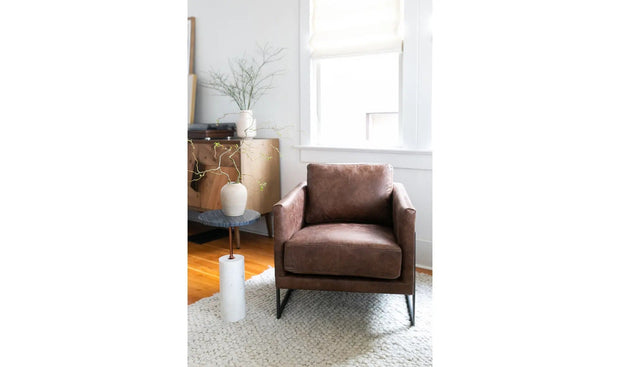 Moe's Home Collection Luxley Leather Club Chair