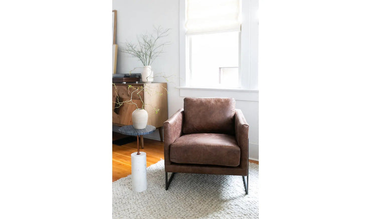 Moe's Home Collection Luxley Leather Club Chair