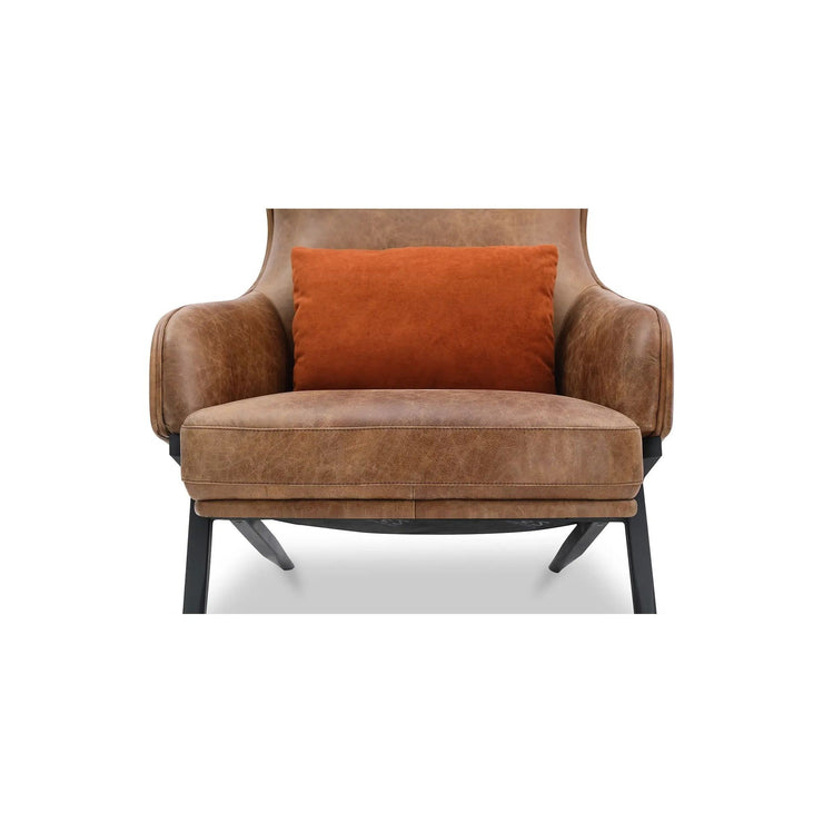 Moe's Home Collection Amos Leather Accent Chair