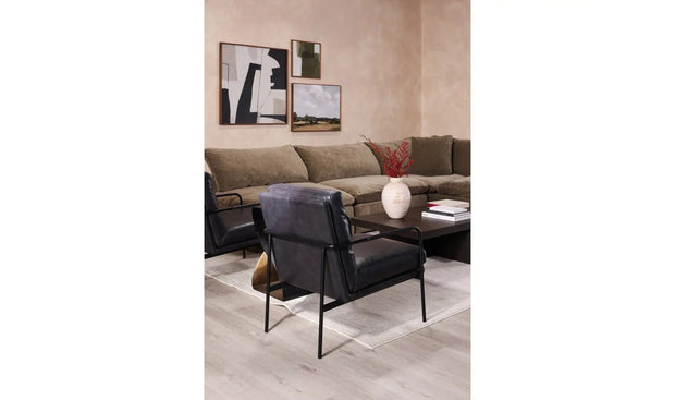 Moe's Home Collection Verlaine Raven Black Chair