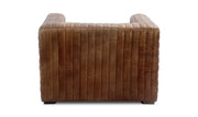 Moe's Home Collection Castle Open Road Brown Leather Chair
