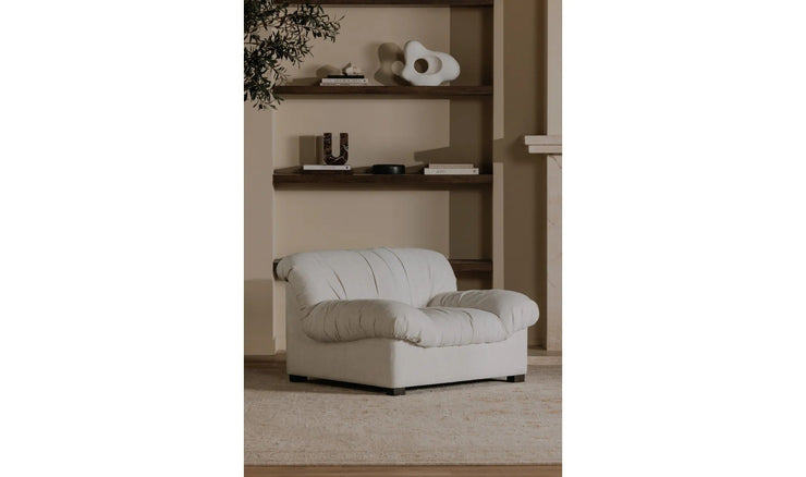 Moe's Home Collection Halston Flecked Oat Lounge Chair