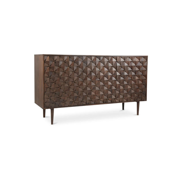 Moe's Home Collection Pablo Dark Brown 3 Door Sideboard