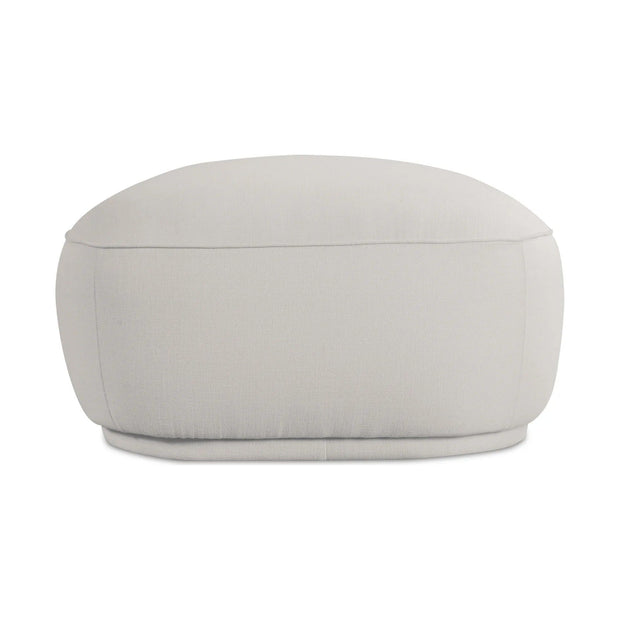 Moe’s Home Collection Marion Rectangular White Ottoman