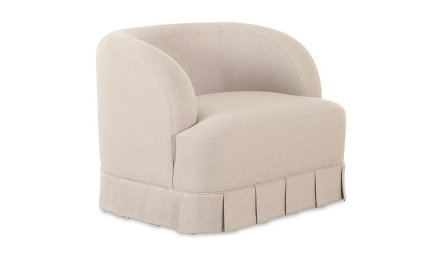 Moe's Home Collection Maren Beige Swivel Chair