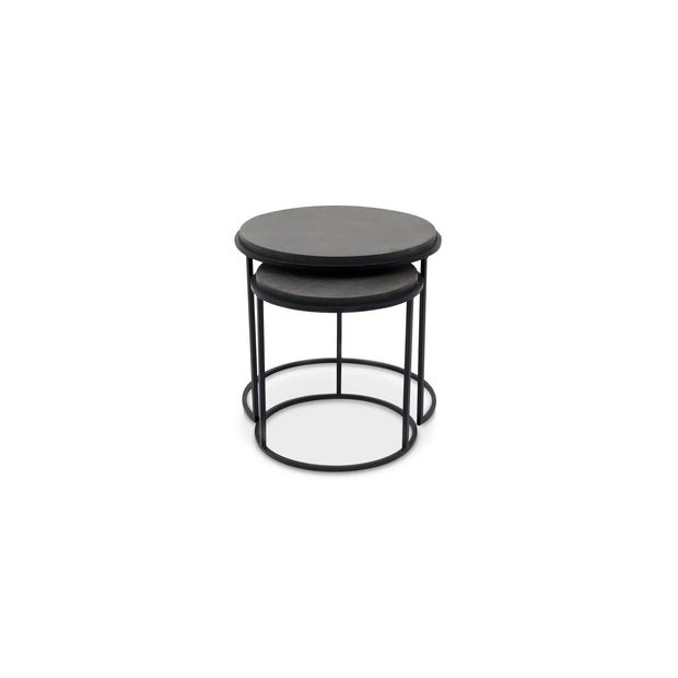Moe's Home Collection Roost Black Nesting Tables ~ Set Of 2