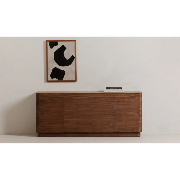 Moe's Home Collection Round Off Walnut Brown Sideboard