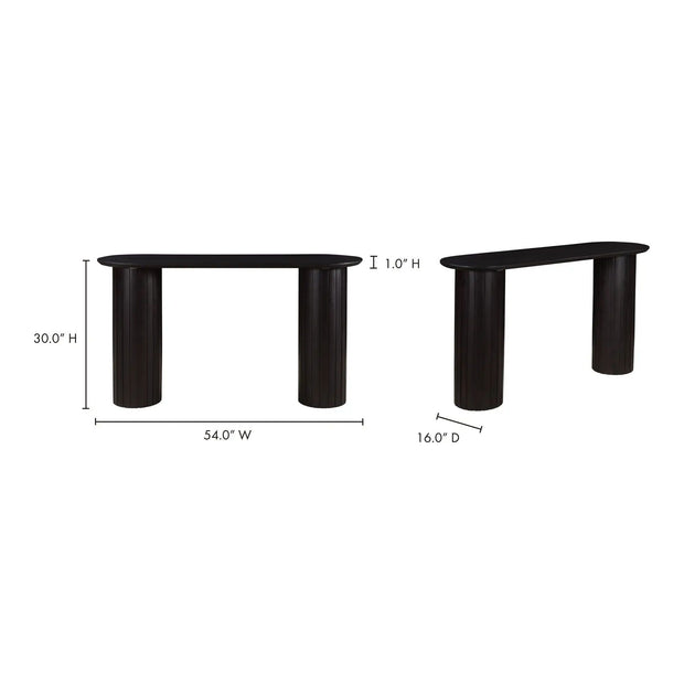 Moe’s Home Collection Povera Black Console Table