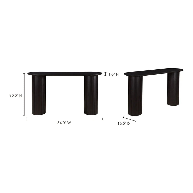 Moe’s Home Collection Povera Black Console Table