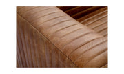 Moe's Home Collection Castle Open Road Brown Leather Chair