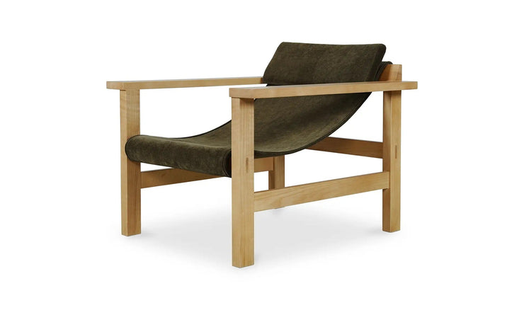 Moe's Home Collection Annex Cedar Green Lounge Chair