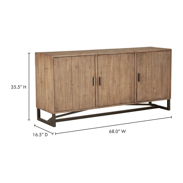Moe's Home Collection Sierra Natural Sideboard