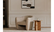 Moe's Home Collection Domino Beige Accent Chair